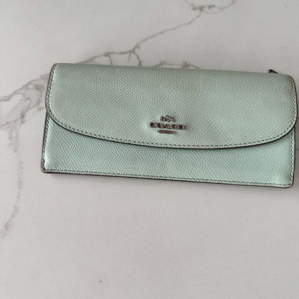 Coach Light Green Women's Wallet